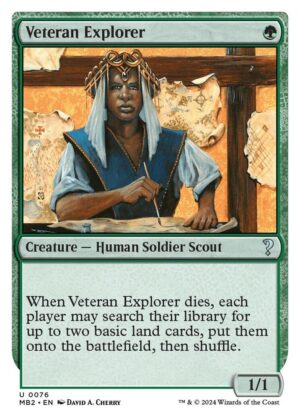 Veteran Explorer (White Border) - 76: Mystery Booster 2