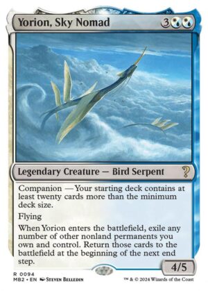 Yorion, Sky Nomad (White Border) - 94: Mystery Booster 2