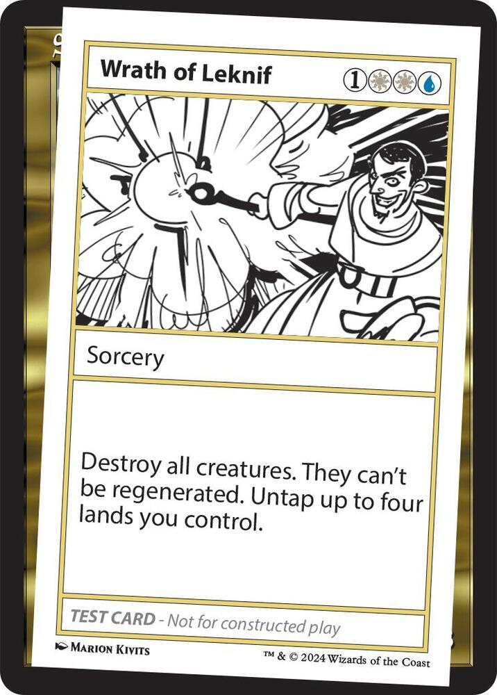 Wrath of Leknif: Mystery Booster 2 Playtest Cards
