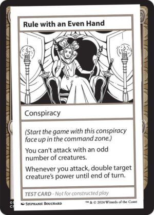 Rule with an Even Hand: Mystery Booster 2 Playtest Cards