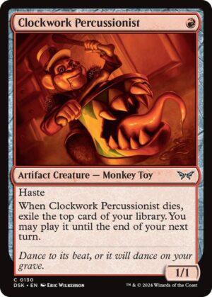 Clockwork Percussionist (0130) - 130: Duskmourn: House of Horror