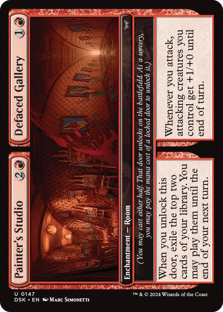 Painter's Studio // Defaced Gallery - 147: Duskmourn: House of Horror