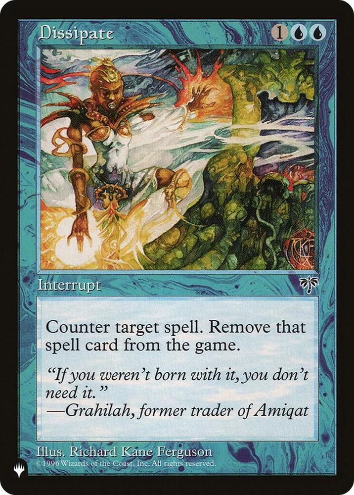 Dissipate: The List Reprints