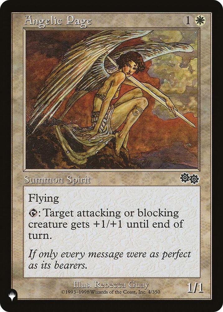 Angelic Page - 4/350: The List Reprints