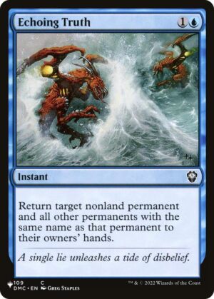 Echoing Truth - 109/048: The List Reprints