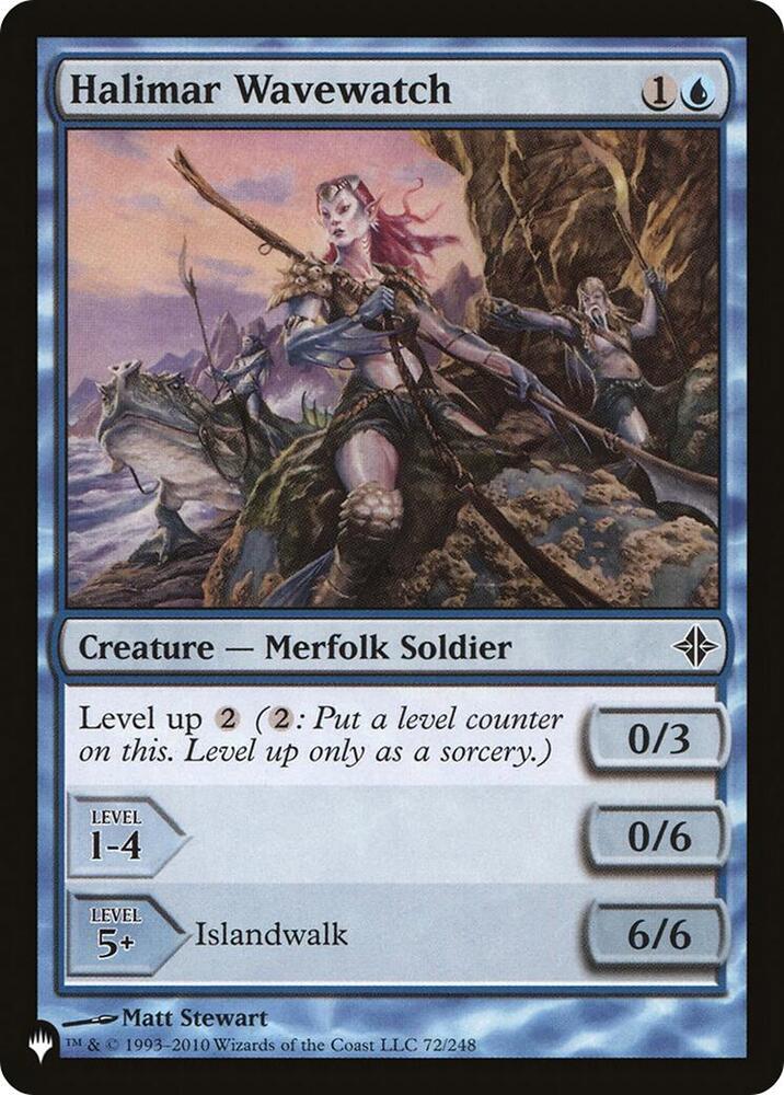 Halimar Wavewatch - 72/248: The List Reprints