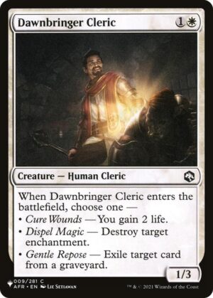 Dawnbringer Cleric - 009/281: The List Reprints