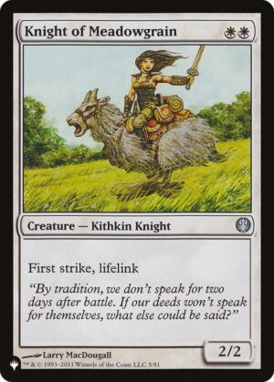 Knight of Meadowgrain - 5: The List Reprints