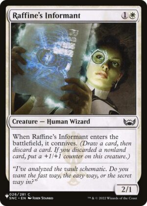 Raffine's Informant - 026/281: The List Reprints