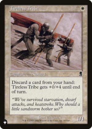 Tireless Tribe - 56/350: The List Reprints