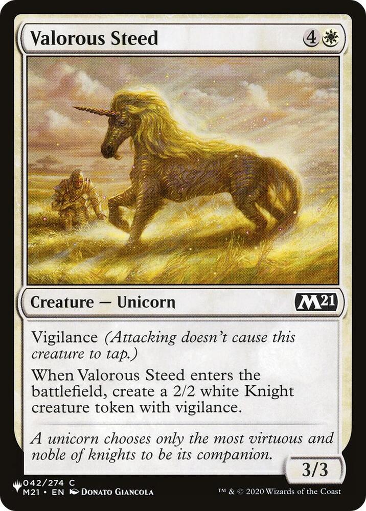 Valorous Steed - 042/274: The List Reprints