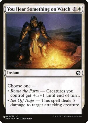 You Hear Something on Watch - 042/281: The List Reprints