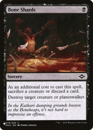 Bone Shards - 076/303: The List Reprints