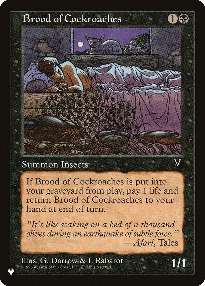 Brood of Cockroaches: The List Reprints