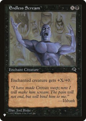 Endless Scream: The List Reprints