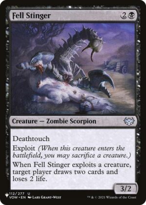 Fell Stinger - 112/277: The List Reprints