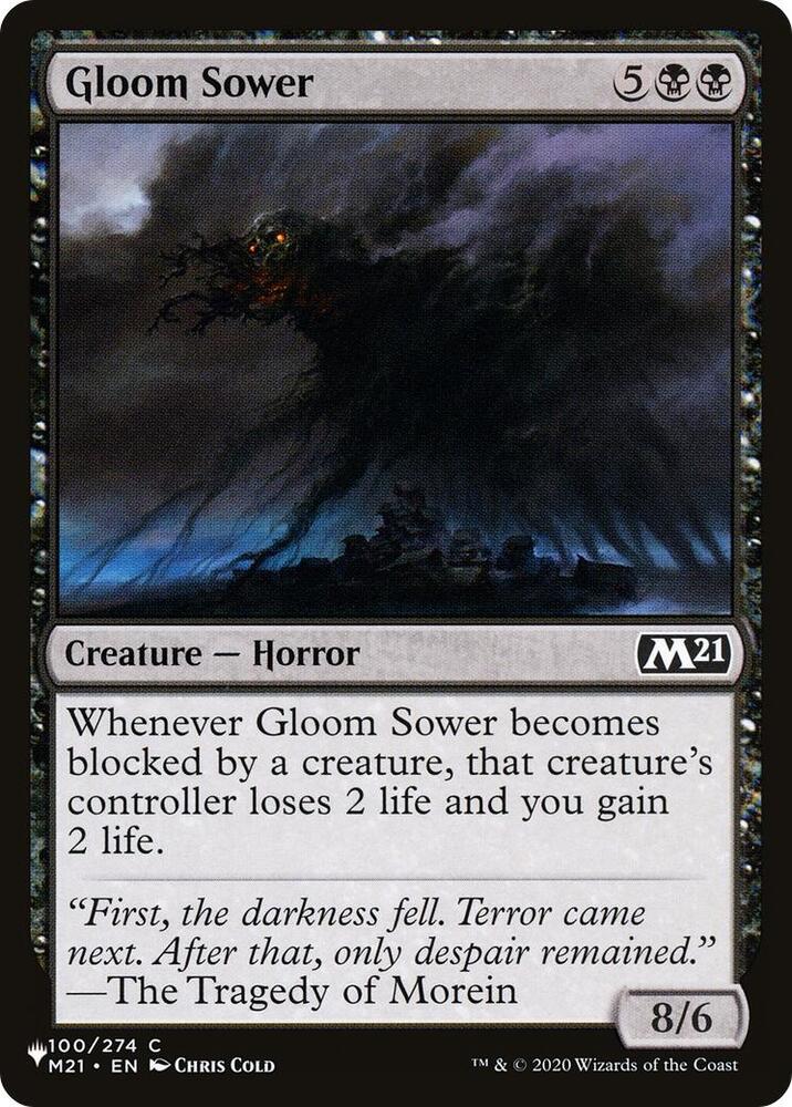 Gloom Sower - 100/274: The List Reprints