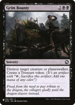 Grim Bounty - 106/281: The List Reprints