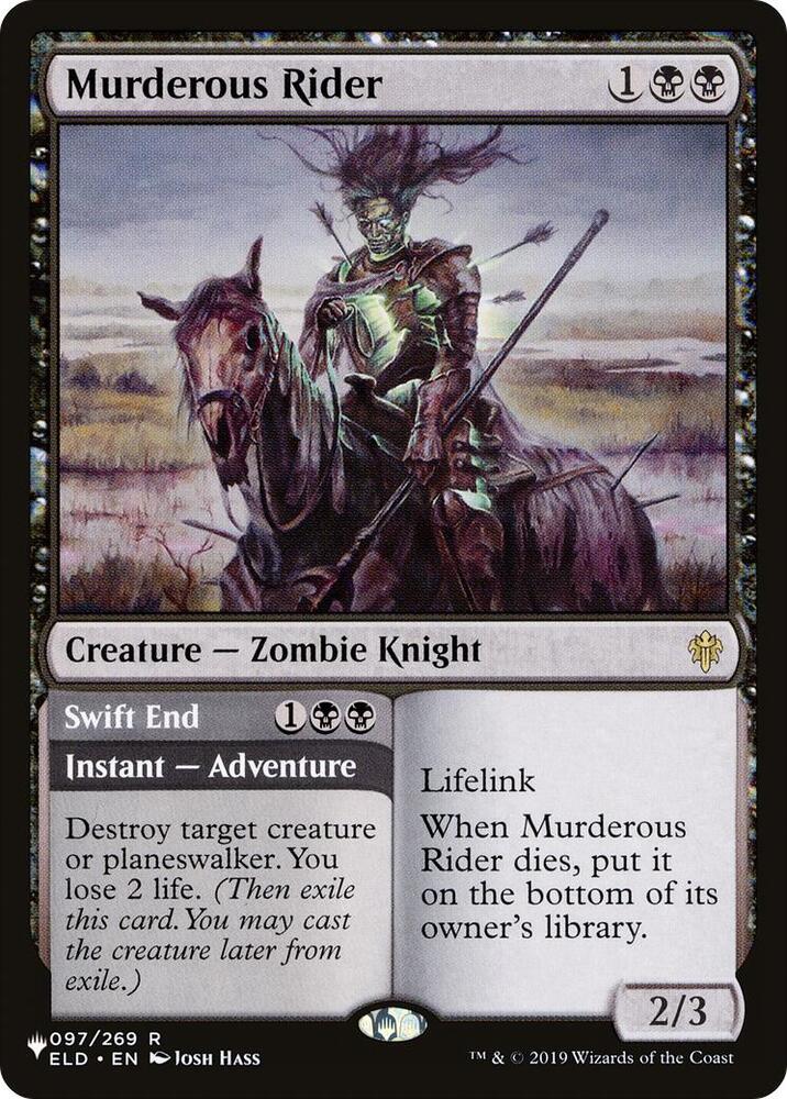 Murderous Rider - 097/269: The List Reprints