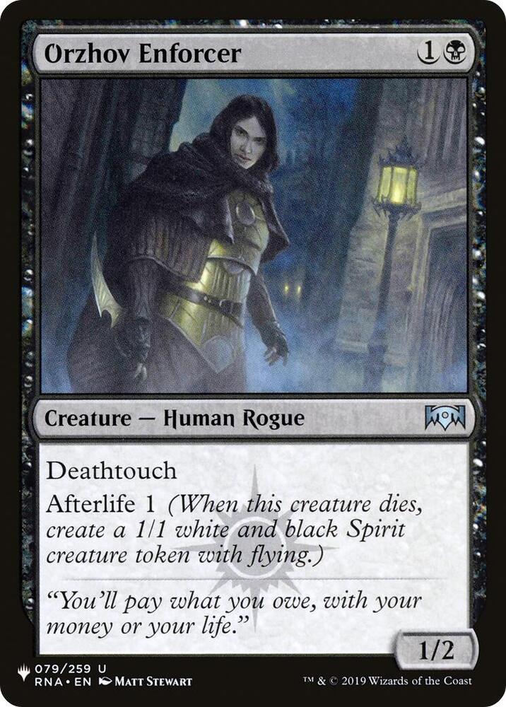 Orzhov Enforcer - 079/259: The List Reprints