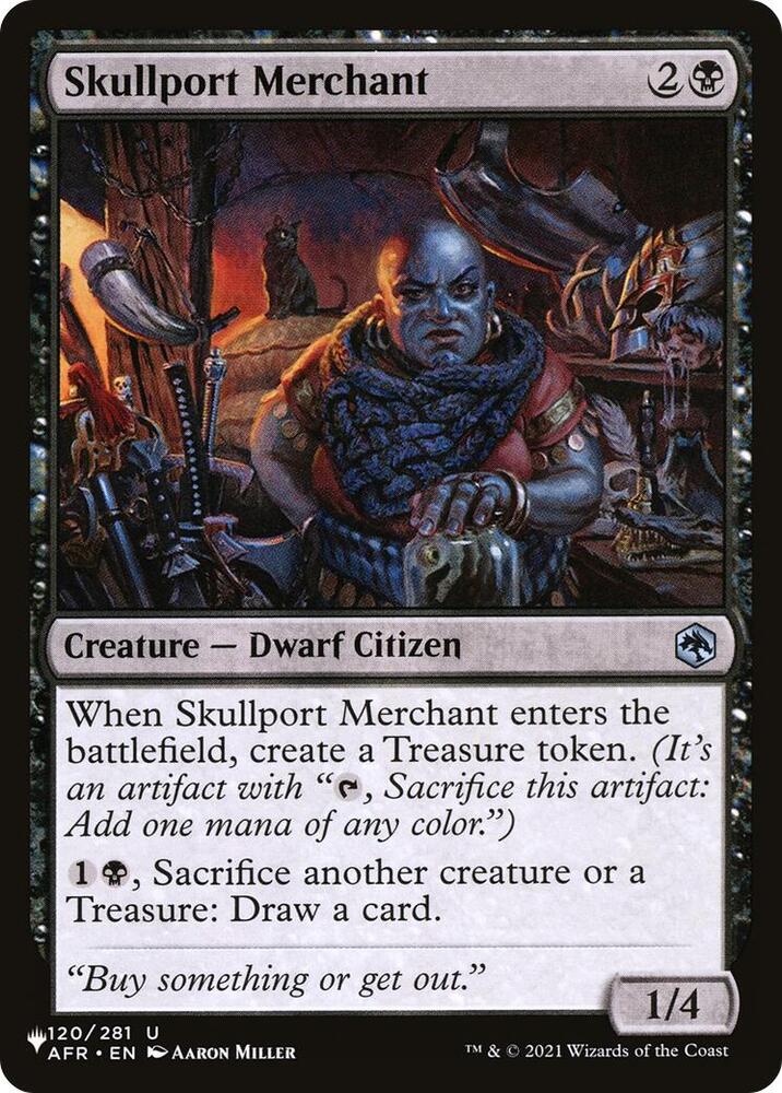 Skullport Merchant - 120/281: The List Reprints