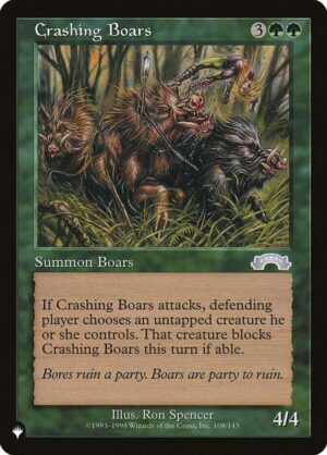 Crashing Boars - 108/143: The List Reprints