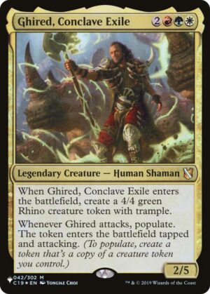 Ghired, Conclave Exile - 042/302: The List Reprints