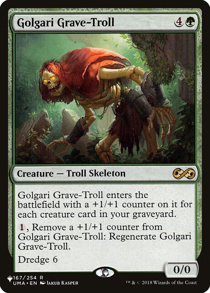 Golgari Grave-Troll - 167/254: The List Reprints