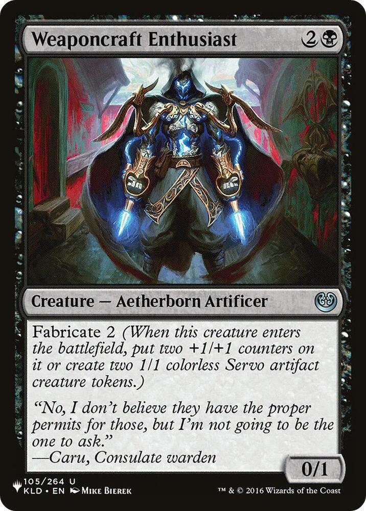 Weaponcraft Enthusiast - 105/264: The List Reprints