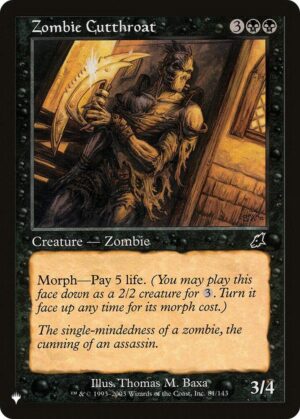 Zombie Cutthroat - 81/143: The List Reprints