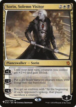 Sorin, Solemn Visitor - 202/269: The List Reprints