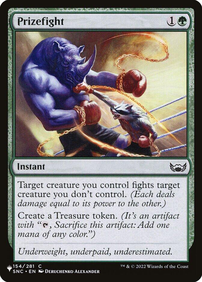 Prizefight - 154/281: The List Reprints