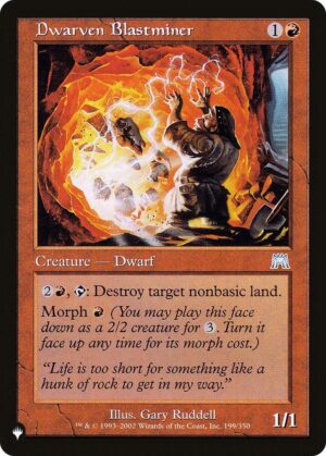 Dwarven Blastminer - 199/350: The List Reprints