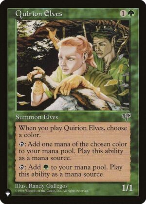 Quirion Elves: The List Reprints
