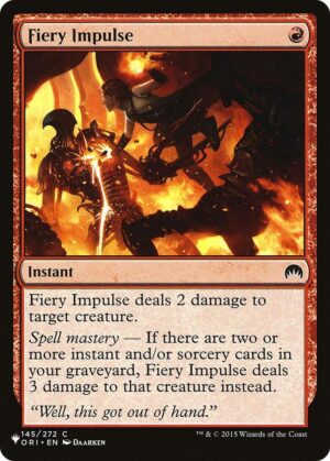 Fiery Impulse - 145/272: The List Reprints