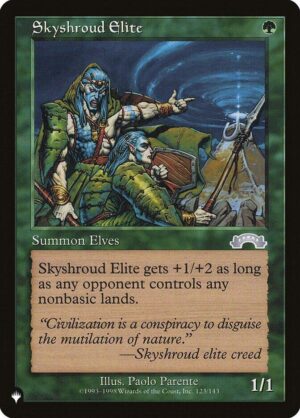 Skyshroud Elite - 123/143: The List Reprints