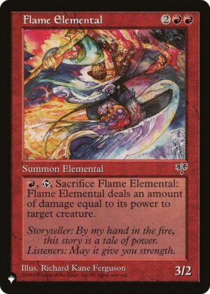 Flame Elemental: The List Reprints