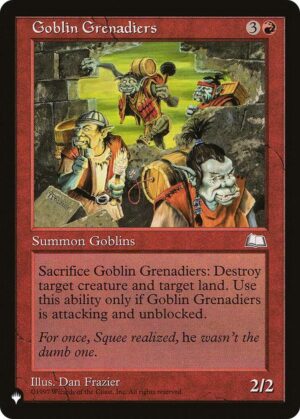 Goblin Grenadiers: The List Reprints