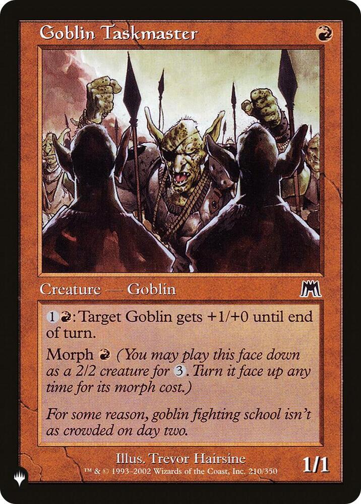 Goblin Taskmaster - 210/350: The List Reprints