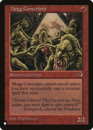 Mogg Conscripts: The List Reprints