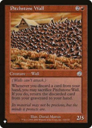 Pitchstone Wall - 110/143: The List Reprints