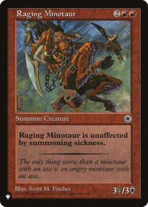 Raging Minotaur: The List Reprints