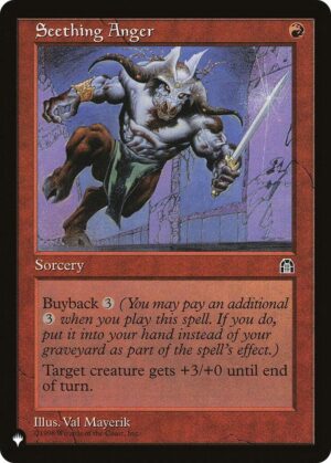 Seething Anger: The List Reprints