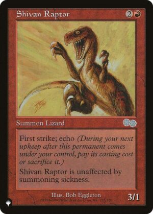 Shivan Raptor - 215/350: The List Reprints