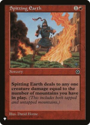 Spitting Earth: The List Reprints