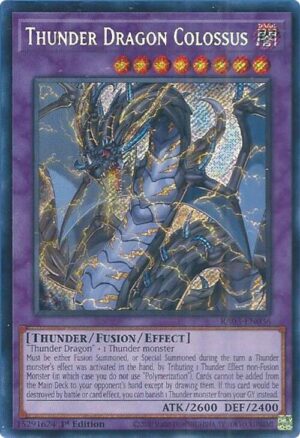 Thunder Dragon Colossus (Secret Rare) - RA03-EN036: Quarter Century Bonanza