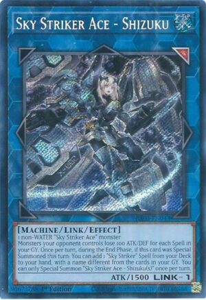 Sky Striker Ace - Shizuku (Secret Rare) - RA03-EN043: Quarter Century Bonanza