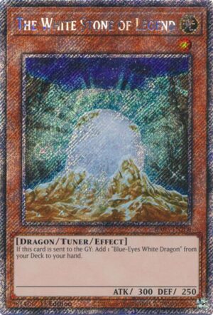 The White Stone of Legend (Platinum Secret Rare) - RA03-EN208: Quarter Century Bonanza