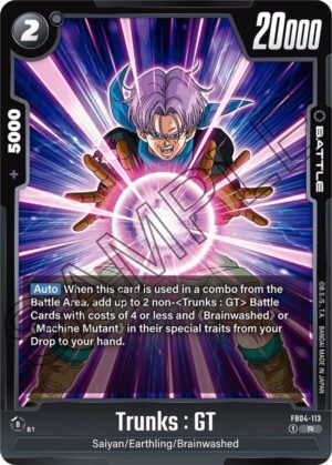 Trunks : GT - FB04-113 - FB04-113: Ultra Limit