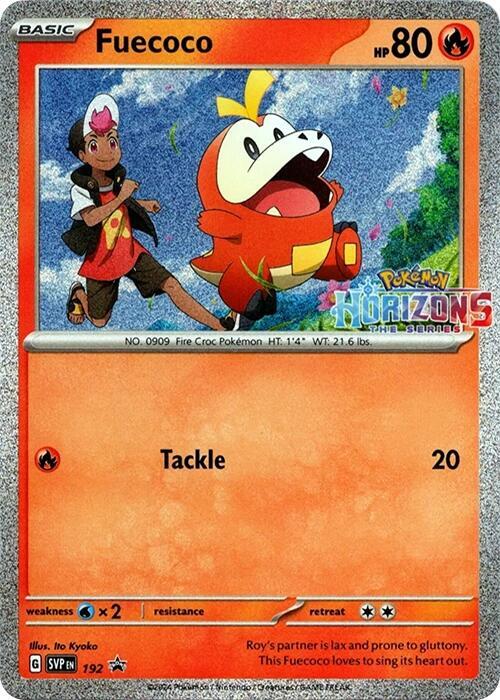 Fuecoco - 192 - 192: SV: Scarlet & Violet Promo Cards